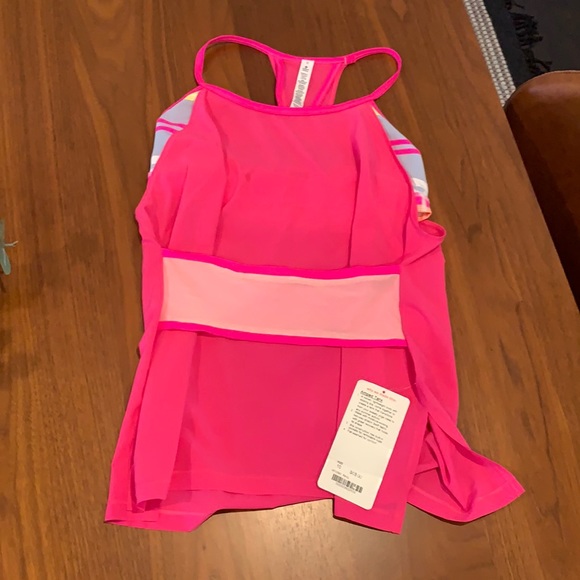 Lululemon Amped Tank hot pink NWT 10 - Picture 1 of 5